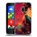 Дизайнерский пластиковый чехол для Nokia Lumia 620 Шерлок