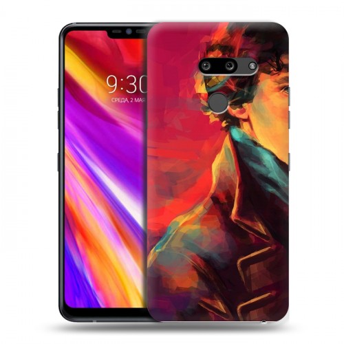 Дизайнерский пластиковый чехол для LG G8 ThinQ Шерлок