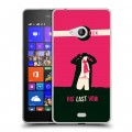 Дизайнерский пластиковый чехол для Microsoft Lumia 540 Шерлок