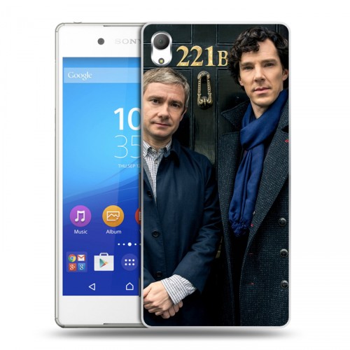 Дизайнерский пластиковый чехол для Sony Xperia Z3+ Шерлок