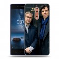 Дизайнерский пластиковый чехол для Nokia 8 Шерлок