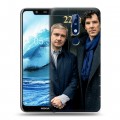 Дизайнерский силиконовый чехол для Nokia 5.1 Plus Шерлок