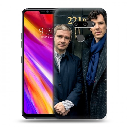 Дизайнерский пластиковый чехол для LG G8 ThinQ Шерлок