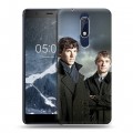 Дизайнерский пластиковый чехол для Nokia 5.1 Шерлок