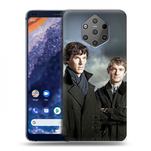 Дизайнерский силиконовый чехол для Nokia 9 PureView Шерлок