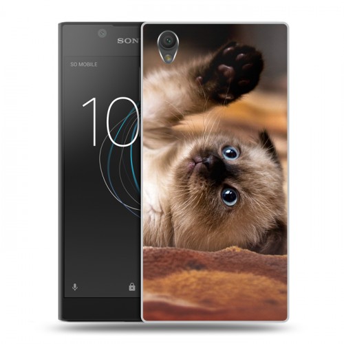 Дизайнерский пластиковый чехол для Sony Xperia L1 Котята