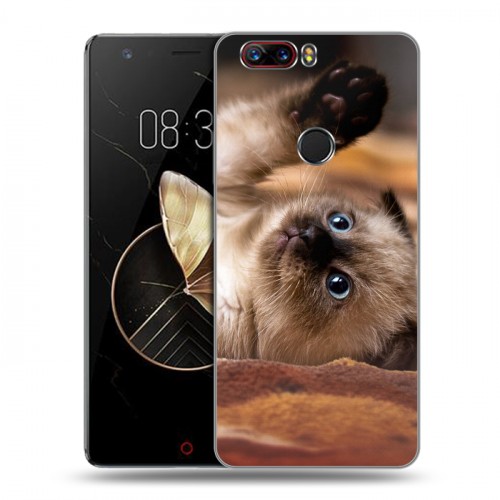 Дизайнерский пластиковый чехол для ZTE Nubia Z17 Котята