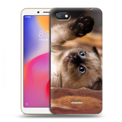 Дизайнерский пластиковый чехол для Xiaomi RedMi 6A Котята