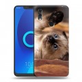 Дизайнерский силиконовый чехол для Alcatel 5V Котята