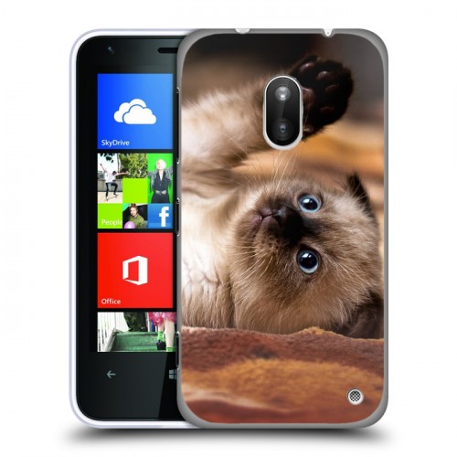 Дизайнерский пластиковый чехол для Nokia Lumia 620 Котята