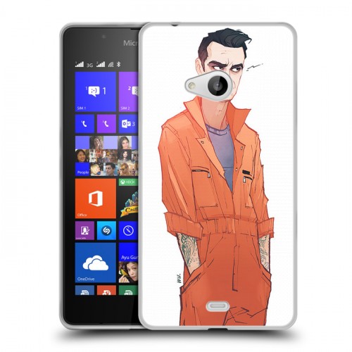 Дизайнерский пластиковый чехол для Microsoft Lumia 540 Отбросы