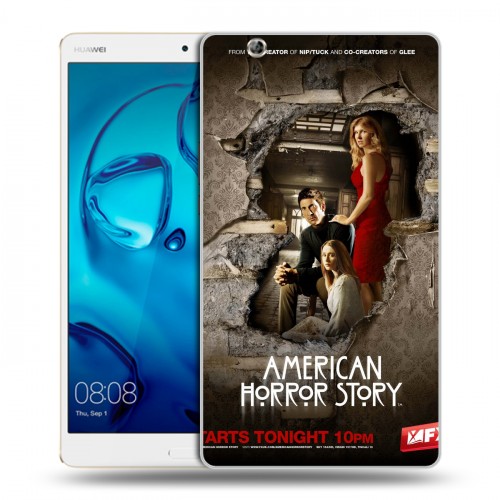 Дизайнерский силиконовый чехол для Huawei MediaPad M3 Американская история ужасов