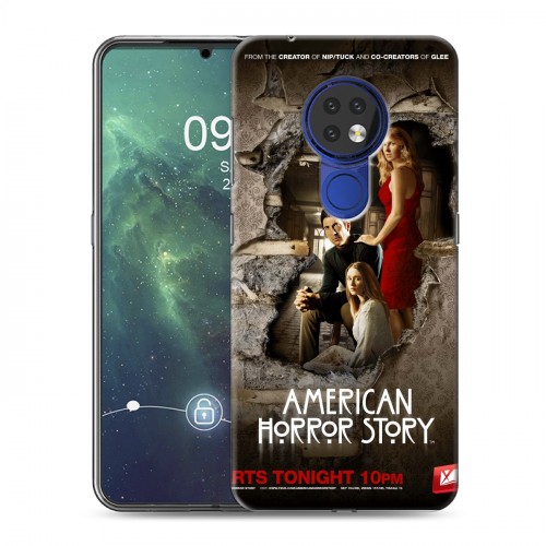 Дизайнерский пластиковый чехол для Nokia 6.2 Американская история ужасов