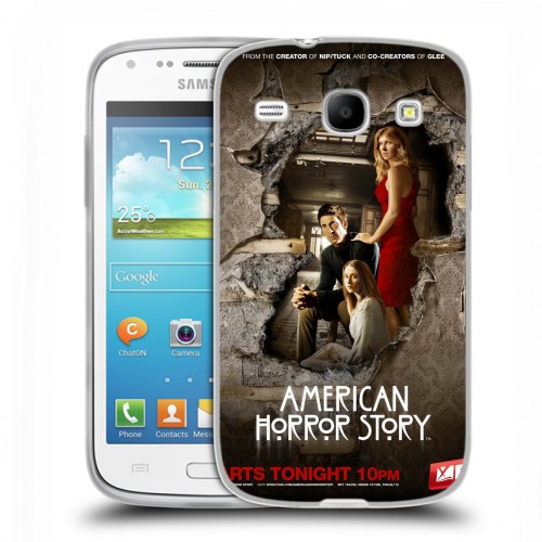 Дизайнерский пластиковый чехол для Samsung Galaxy Core Американская история ужасов