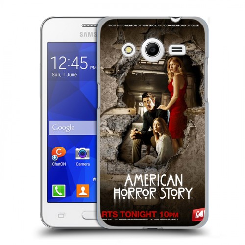 Дизайнерский пластиковый чехол для Samsung Galaxy Core 2 Американская история ужасов