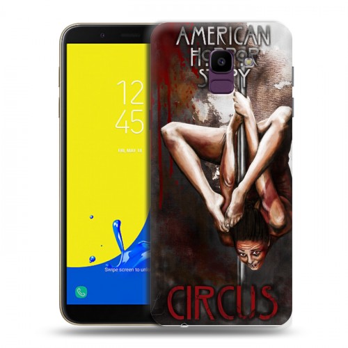Дизайнерский пластиковый чехол для Samsung Galaxy J6 Американская история ужасов