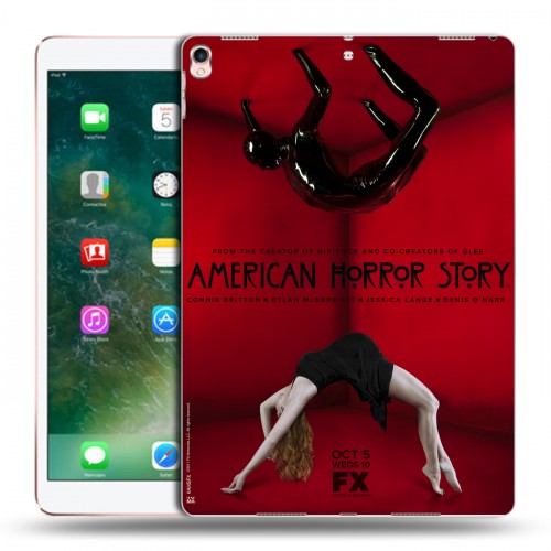 Дизайнерский силиконовый чехол для Ipad Pro 10.5 Американская история ужасов
