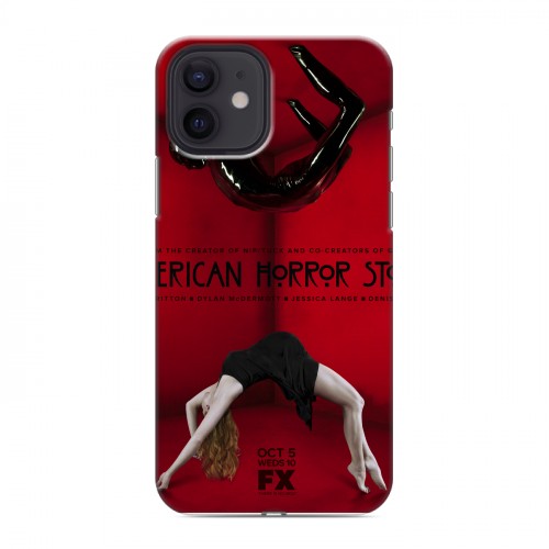 Дизайнерский силиконовый чехол для Iphone 12 Американская история ужасов