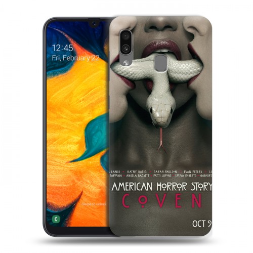 Дизайнерский силиконовый чехол для Samsung Galaxy A30 Американская история ужасов