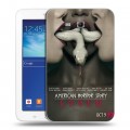 Дизайнерский силиконовый чехол для Samsung Galaxy Tab 3 Lite Американская история ужасов