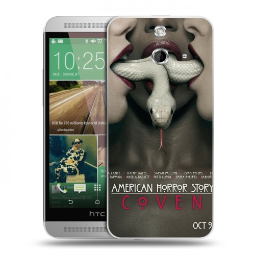 Дизайнерский пластиковый чехол для HTC One E8 Американская история ужасов