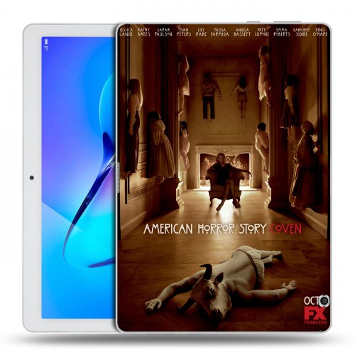 Дизайнерский силиконовый чехол для Huawei MediaPad T3 10 Американская история ужасов