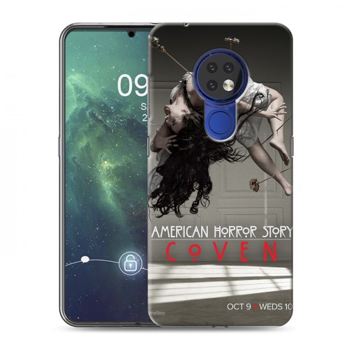 Дизайнерский пластиковый чехол для Nokia 6.2 Американская история ужасов