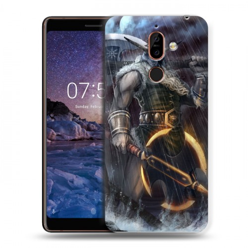 Дизайнерский пластиковый чехол для Nokia 7 Plus Викинги