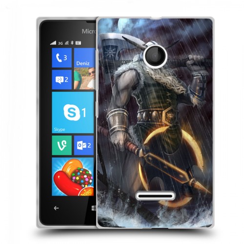 Дизайнерский пластиковый чехол для Microsoft Lumia 435 Викинги