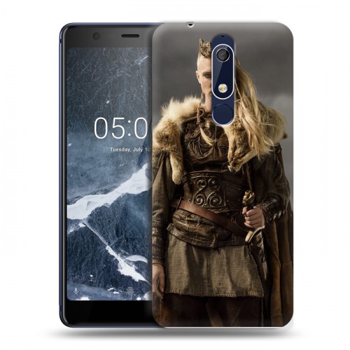 Дизайнерский пластиковый чехол для Nokia 5.1 Викинги