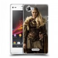 Дизайнерский пластиковый чехол для Sony Xperia L Викинги