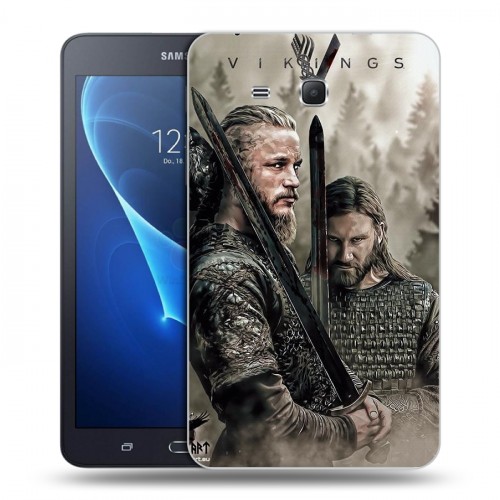 Дизайнерский силиконовый чехол для Samsung Galaxy Tab A 7 (2016) Викинги