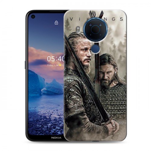 Дизайнерский силиконовый чехол для Nokia 5.4 Викинги