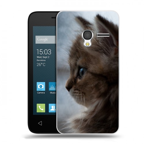 Дизайнерский пластиковый чехол для Alcatel One Touch Pixi 3 (4.5) Котята