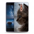 Дизайнерский пластиковый чехол для Nokia 8 Котята