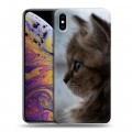 Дизайнерский силиконовый чехол для Iphone Xs Max Котята