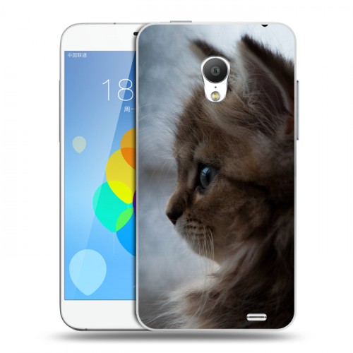 Дизайнерский силиконовый чехол для  Meizu MX3 Котята