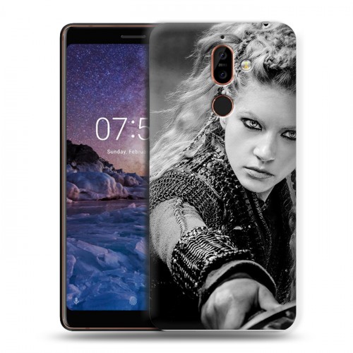 Дизайнерский пластиковый чехол для Nokia 7 Plus Викинги