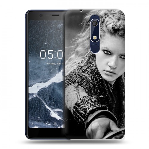 Дизайнерский пластиковый чехол для Nokia 5.1 Викинги