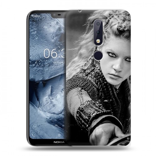 Дизайнерский пластиковый чехол для Nokia 6.1 Plus Викинги