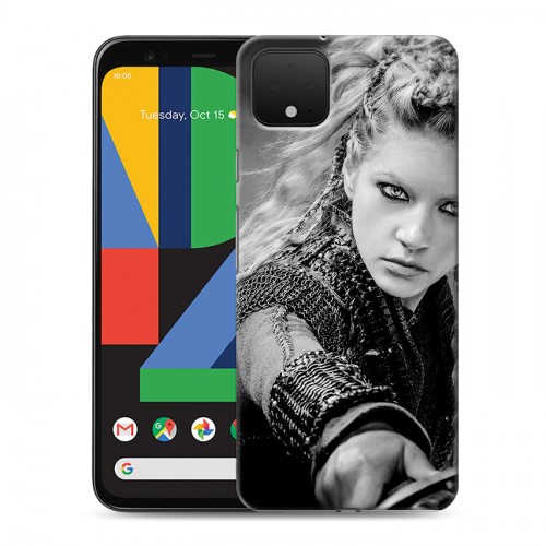 Дизайнерский пластиковый чехол для Google Pixel 4 Викинги