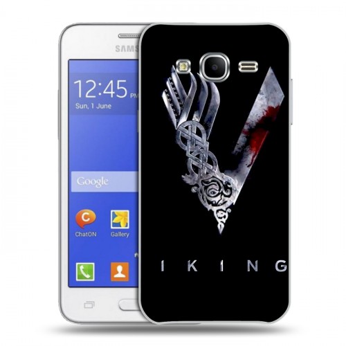 Дизайнерский пластиковый чехол для Samsung Galaxy J7 Викинги