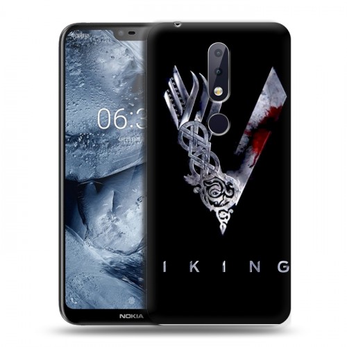 Дизайнерский пластиковый чехол для Nokia 6.1 Plus Викинги