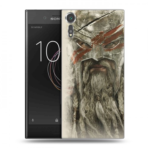 Дизайнерский пластиковый чехол для Sony Xperia XZs Викинги