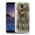 Дизайнерский пластиковый чехол для Nokia 7 Plus Викинги