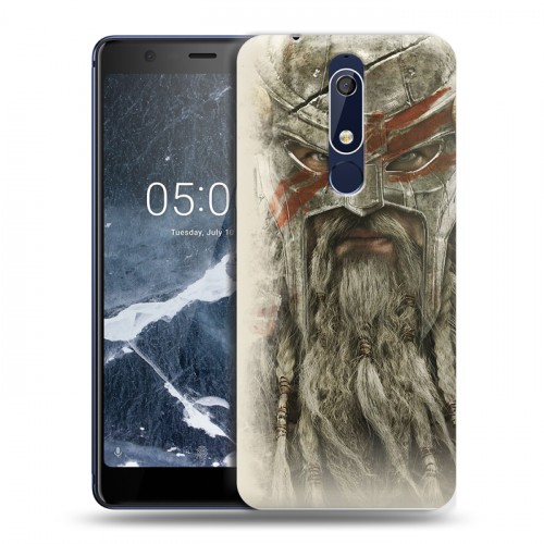 Дизайнерский пластиковый чехол для Nokia 5.1 Викинги