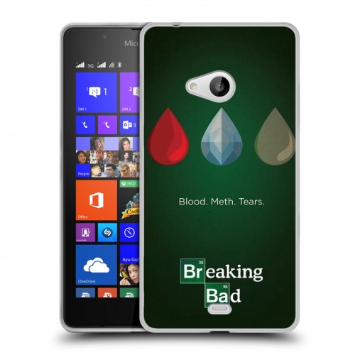 Дизайнерский пластиковый чехол для Microsoft Lumia 540 Во все тяжкие