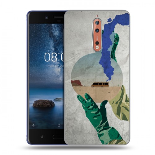 Дизайнерский пластиковый чехол для Nokia 8 Во все тяжкие