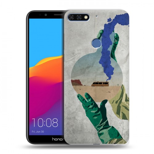 Дизайнерский пластиковый чехол для Huawei Honor 7C Pro Во все тяжкие