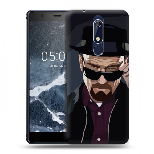 Дизайнерский пластиковый чехол для Nokia 5.1 Во все тяжкие